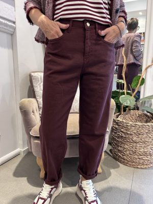 Jeans bordeaux KAOS