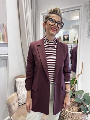 Blazer bordeaux EMME