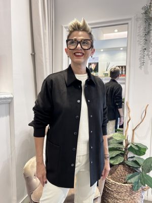 Giacca camicia in suede Pennyblack