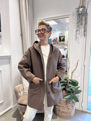Giaccone con cappuccio Ragno