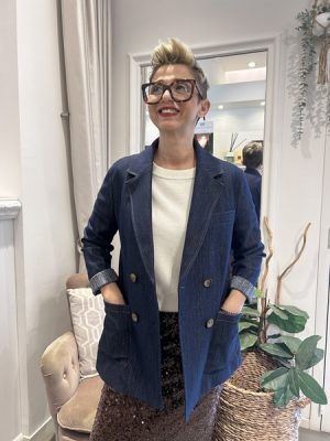 Blazer in denim Pennyblack