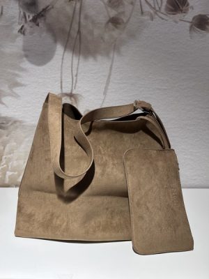 Borsa in suede Emme