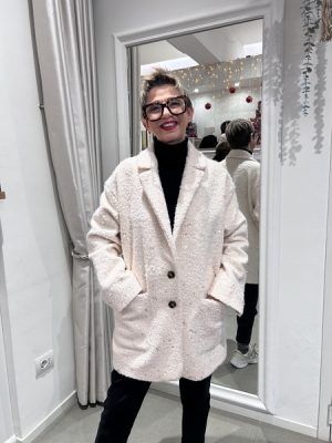 Cappotto con pailettes Emme