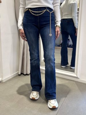 Jeans flare con catena Markup