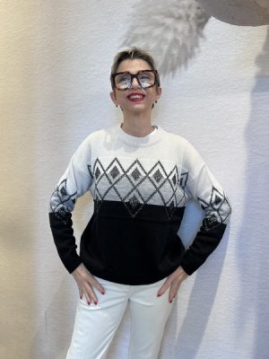 Maglia jacquard Kaos