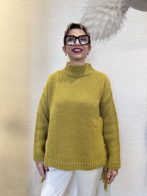 Maglia con frange Emme