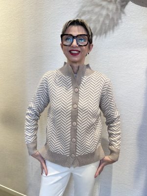 Cardigan spigato Ragno