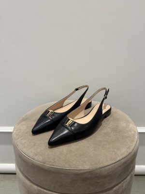 Ballerina slingback nera Twinset