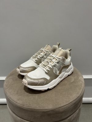 Sneakers beige/oro Emme