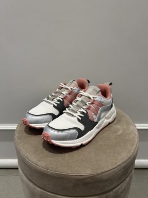 Sneakers bianco/rosa Emme