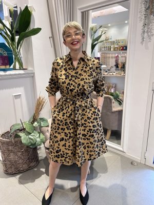 Abito chemisier maculato Emme