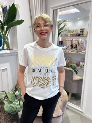 T-shirt "Beautiful" Markup