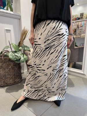 Gonna longuette fantasia zebra Pennyblack