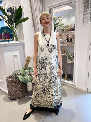 Abito stampa cachemire Kaos