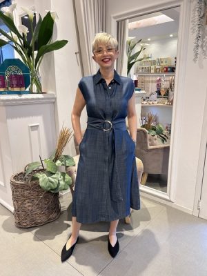 Abito chemisier effetto jeans Markup