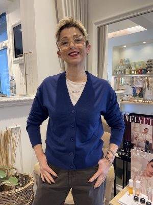 Cardigan blu B.Young