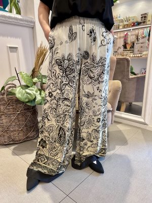 Pantaloni stampa cachemire Kaos